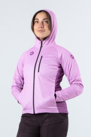 Women's Lilac MTB Hoodie - Front View