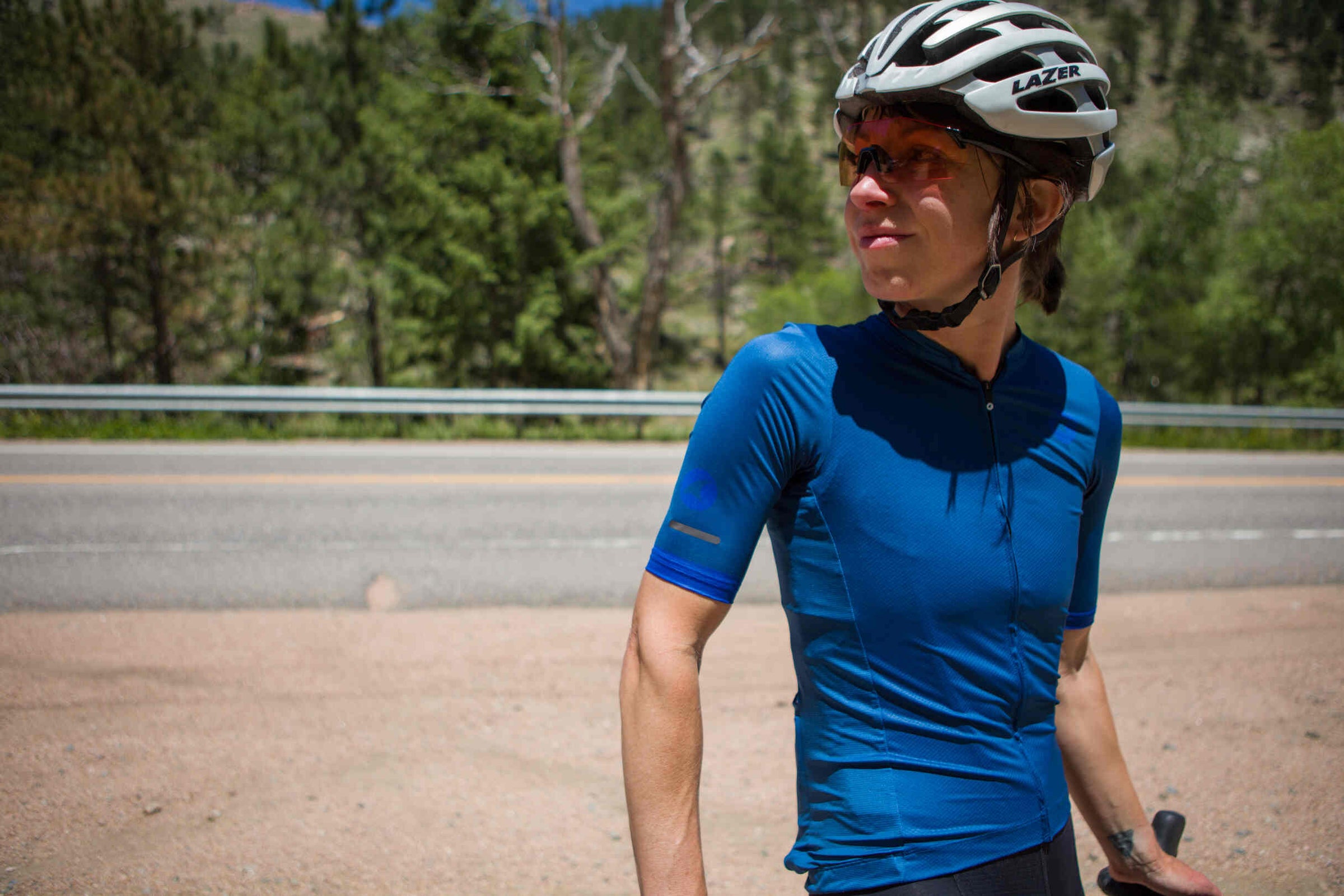 Navy Blue High Quality Cycling Jersey for Women
