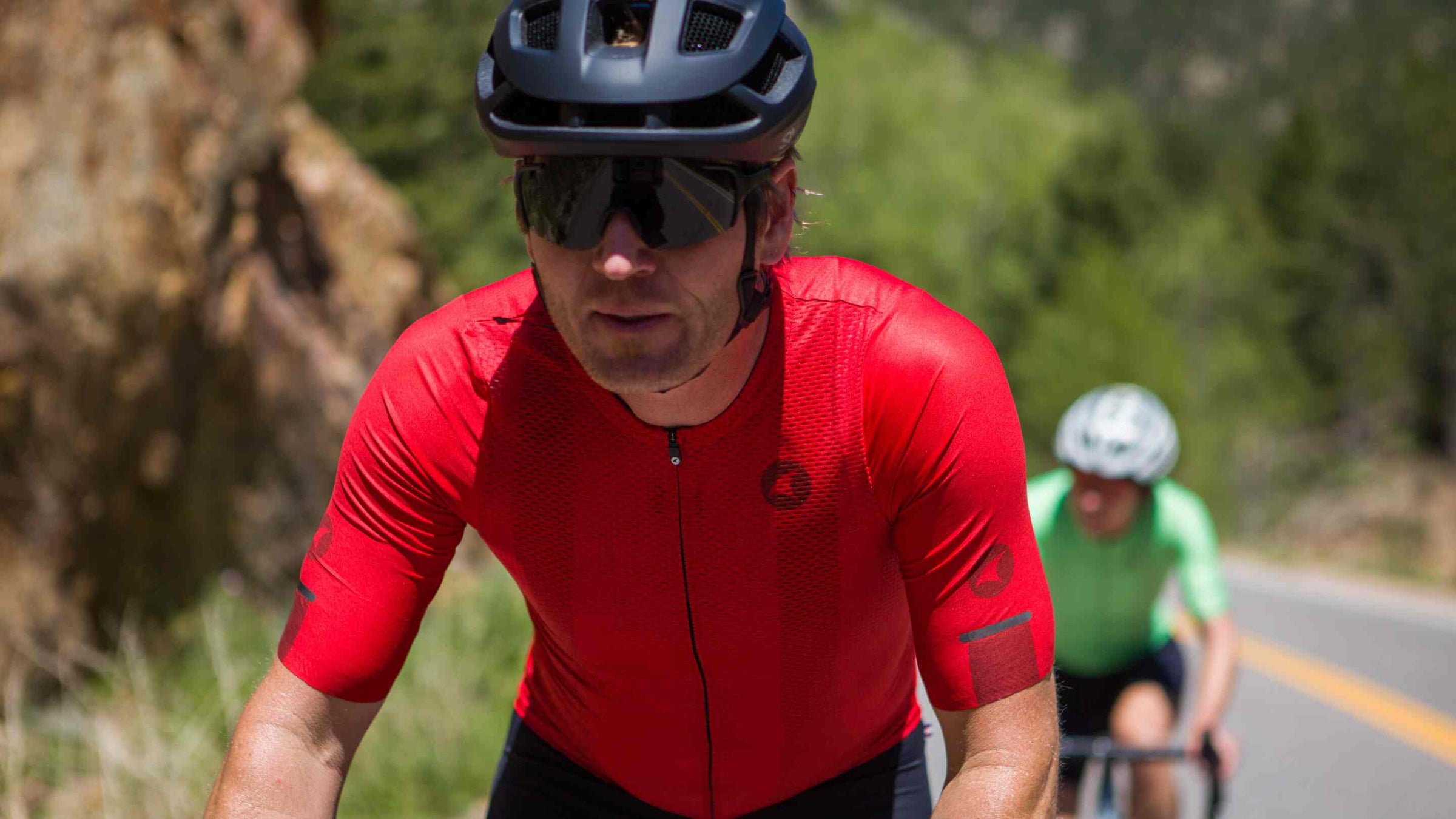 Red Summit Aero Mesh Cycling Jersey for Men