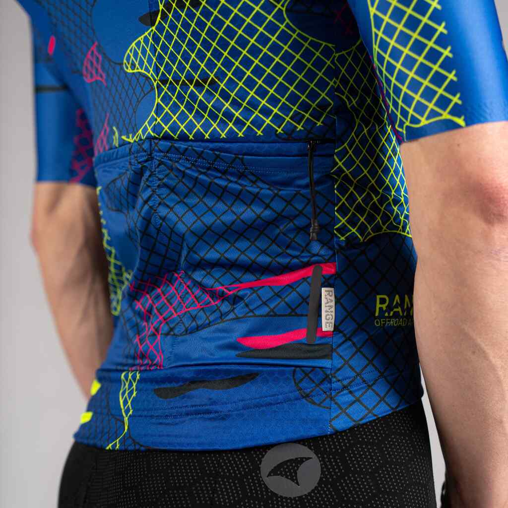 Men's Summit Aero Range Cycling Jersey - 5 rear back pockets