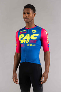 Men's Bayside Blue Flyte Cycling Jersey - Front View