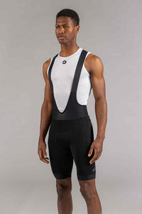 Men's Long Length 12-Hour Cycling Bibs - Summit Stratos Front View