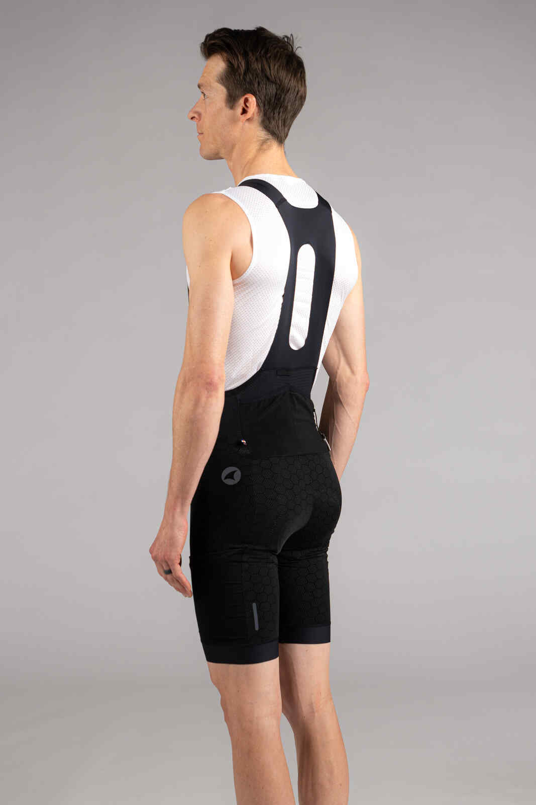 Men's "12-hour" Cargo Bib Shorts - Back View