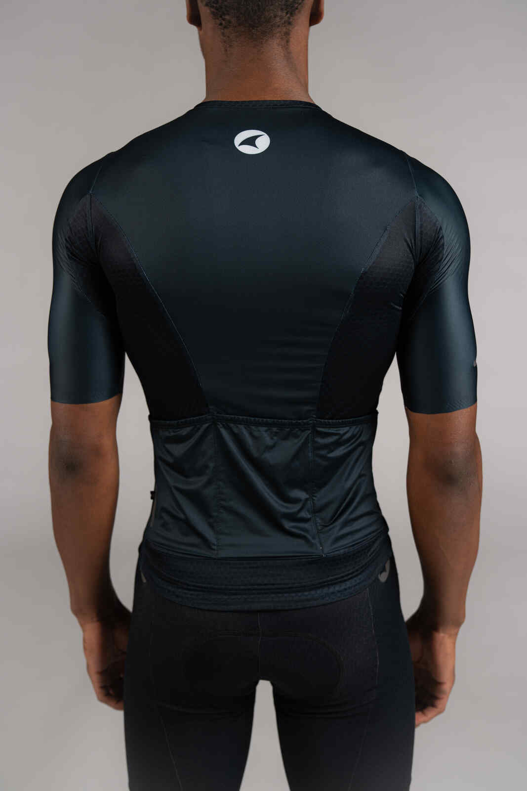 Men's Summit Aero Navy Blue Cycling Jersey - Back Pockets