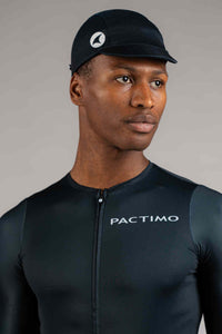 Dark Navy Blue Moisture-Wicking Cycling Cap