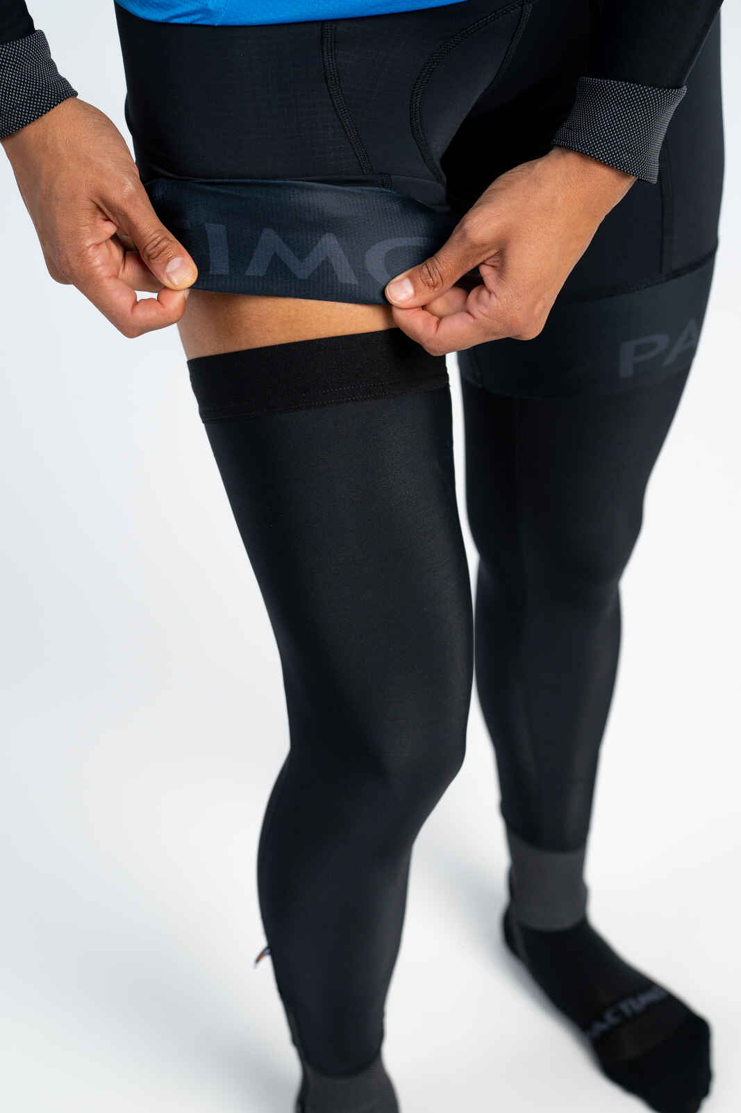 Thermal Reflective Cycling Leg Warmers - Under Bib Shorts