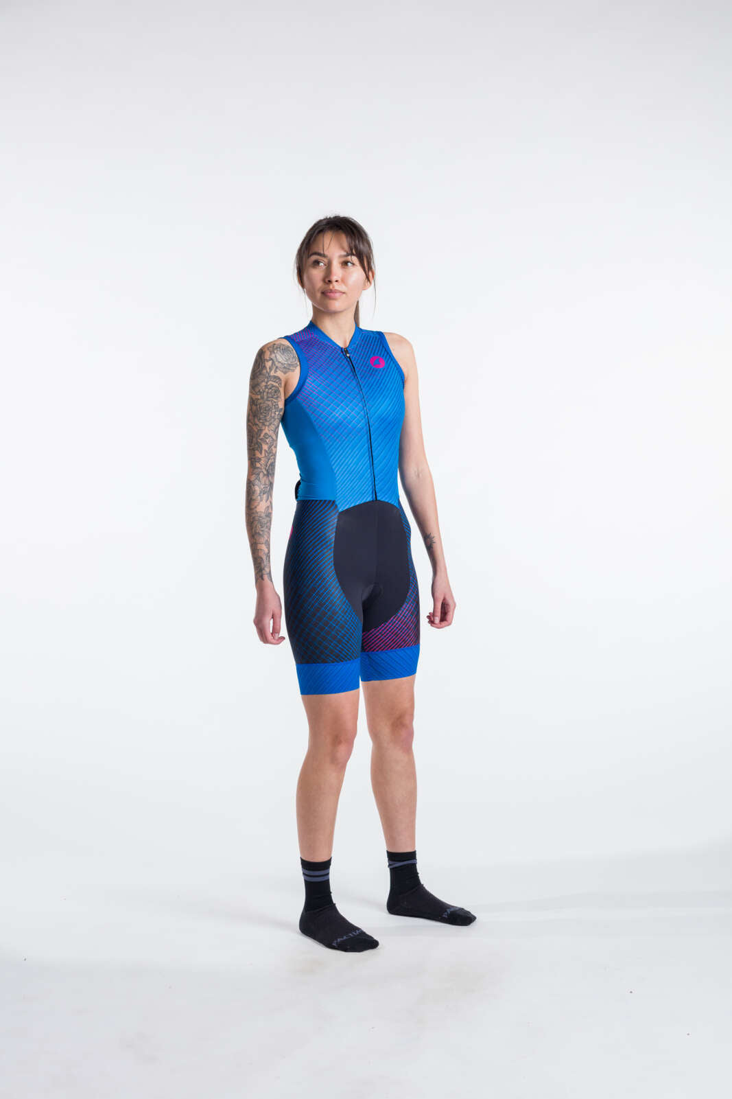 Women's Sleeveless Triathlon Suit - Front View