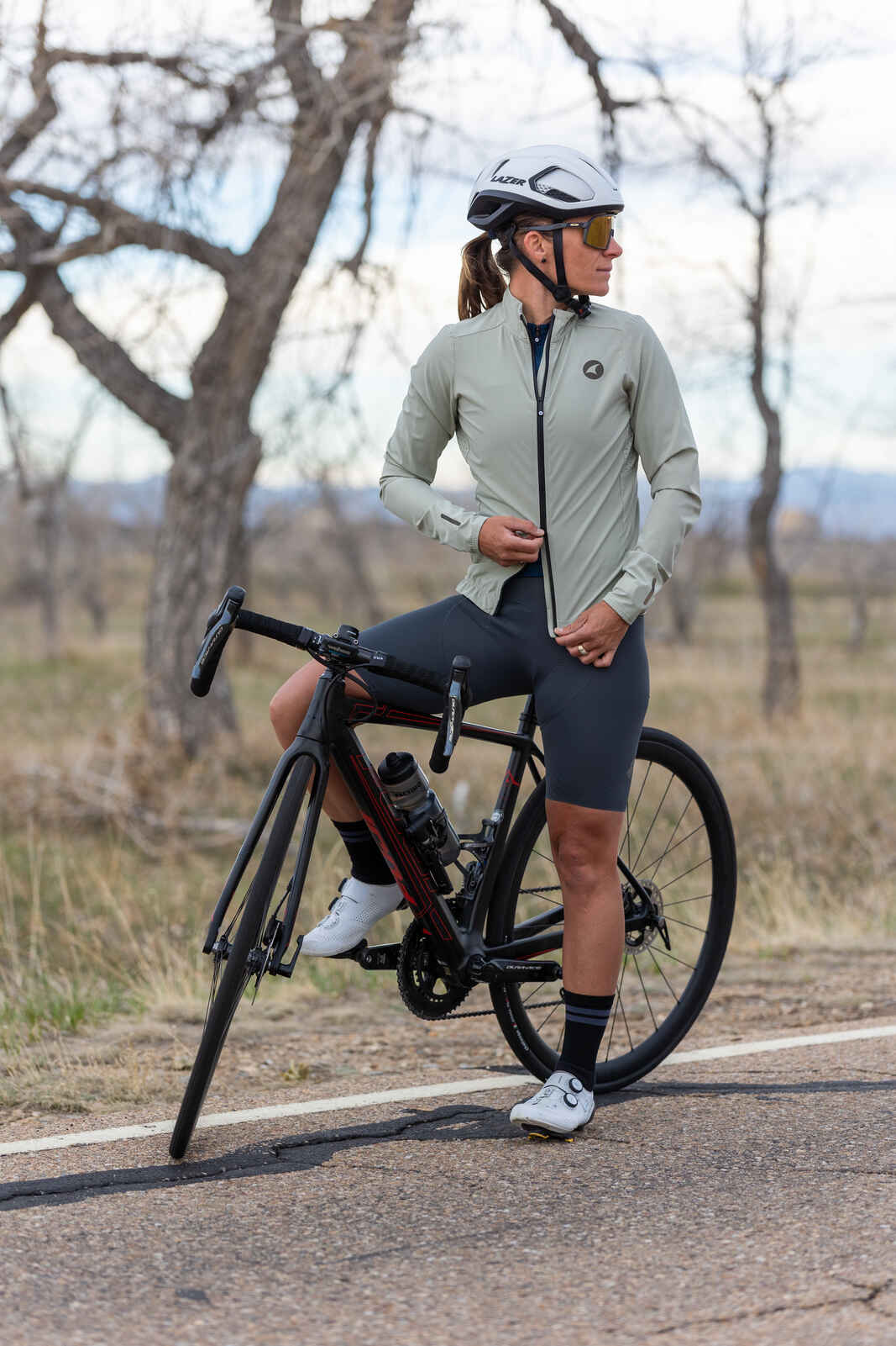 Sage Green Cycling Jacket for Women