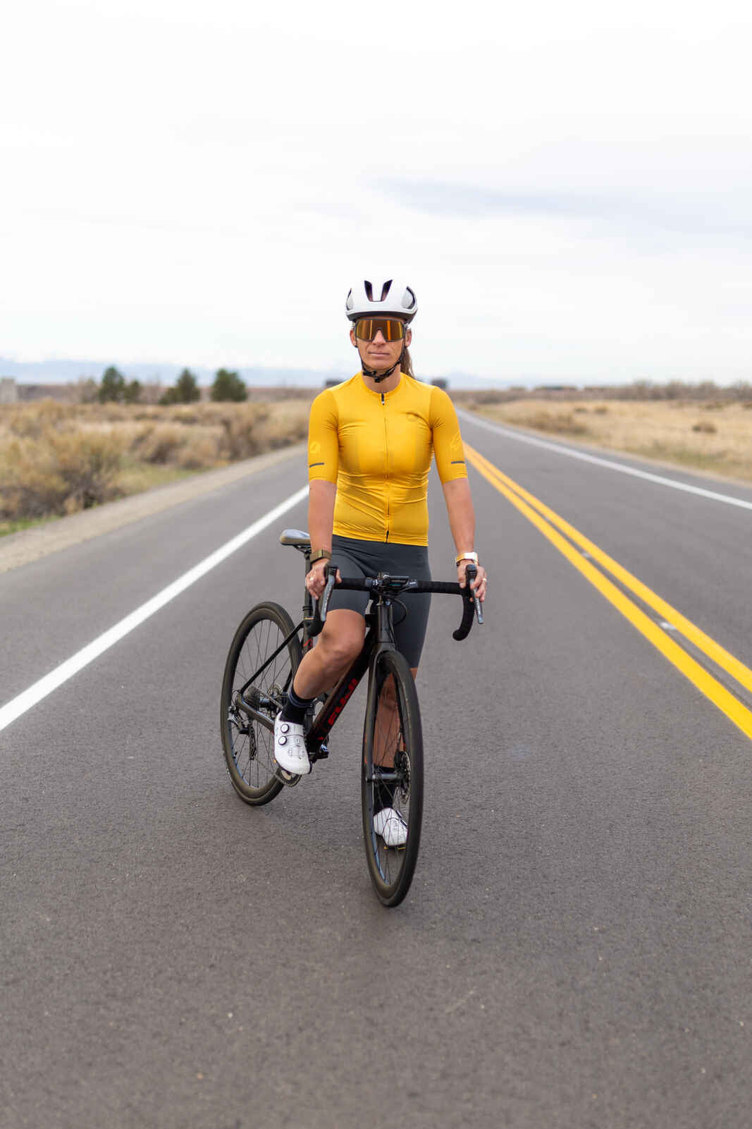 Yellow/Orange Aero Fit Cycling Jersey - Women's Flyte