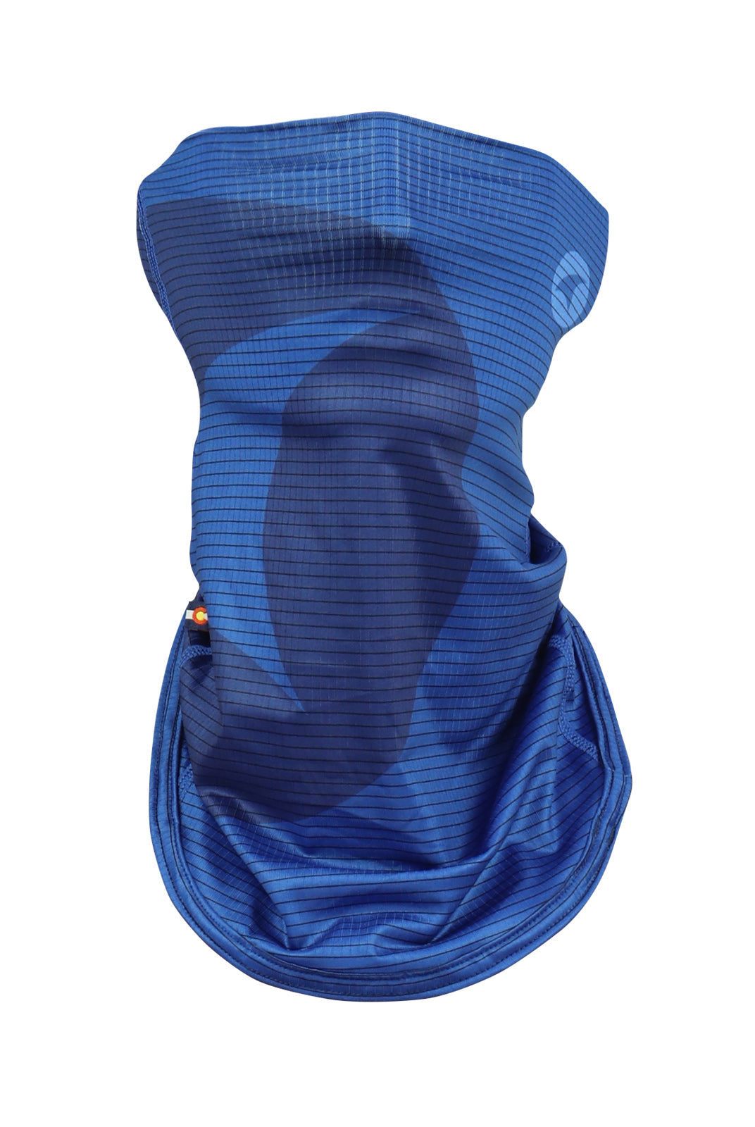 Blue Cycling Neck Gaiter - Front View
