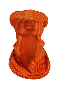 Red/Orange Cycling Neck Gaiter - Front View