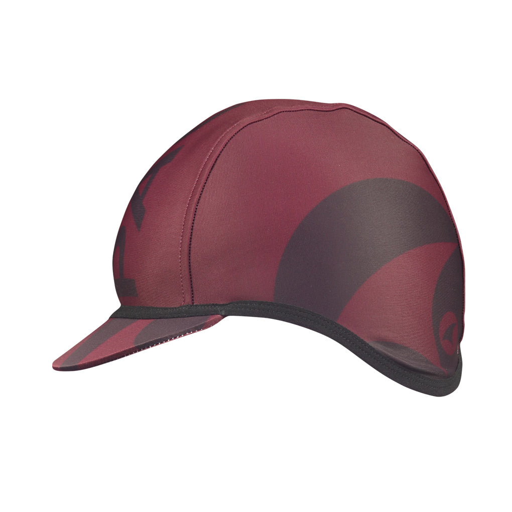 Burgundy Winter Cycling Cap - Alpine Thermal Left View