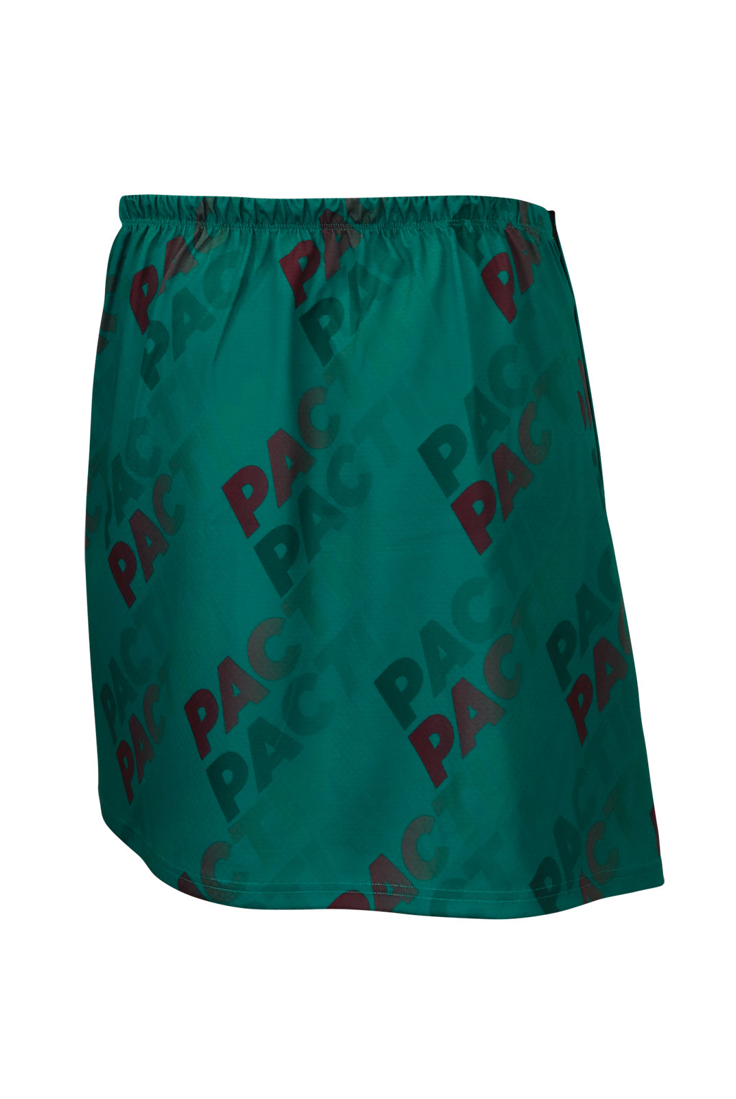Teal Quick Release Cycling Changing Kilt - Back View