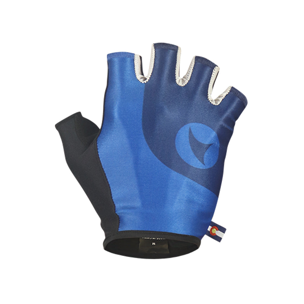 Blue Bike Gloves