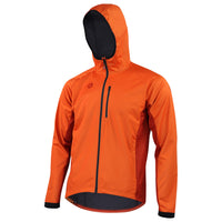 Men's Orange MTB Hoodie - Front View