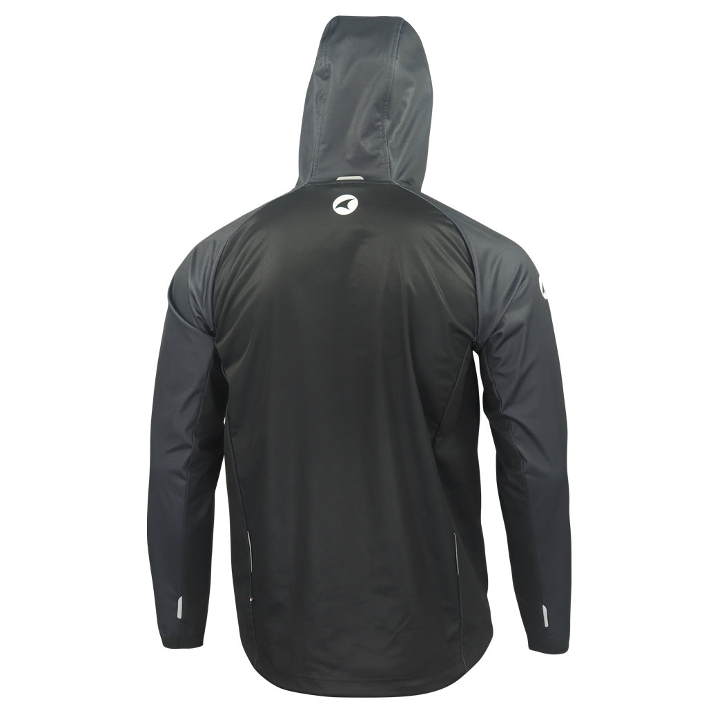 Men's Charcoal MTB Hoodie - Back View