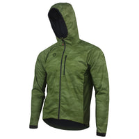 Men's Olive Green Camo MTB Hoodie - Front View