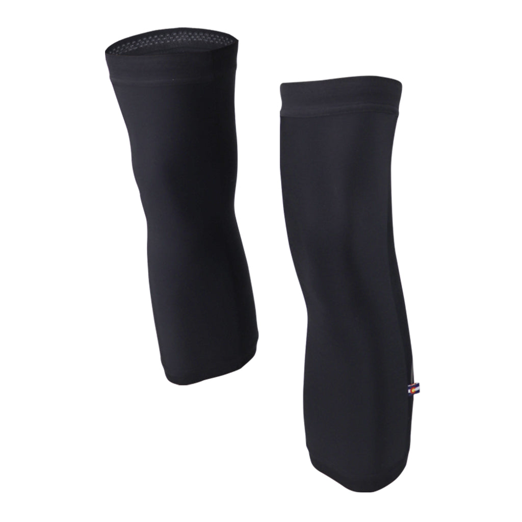 Water Repelling Cycling Knee Warmers - Storm Front View