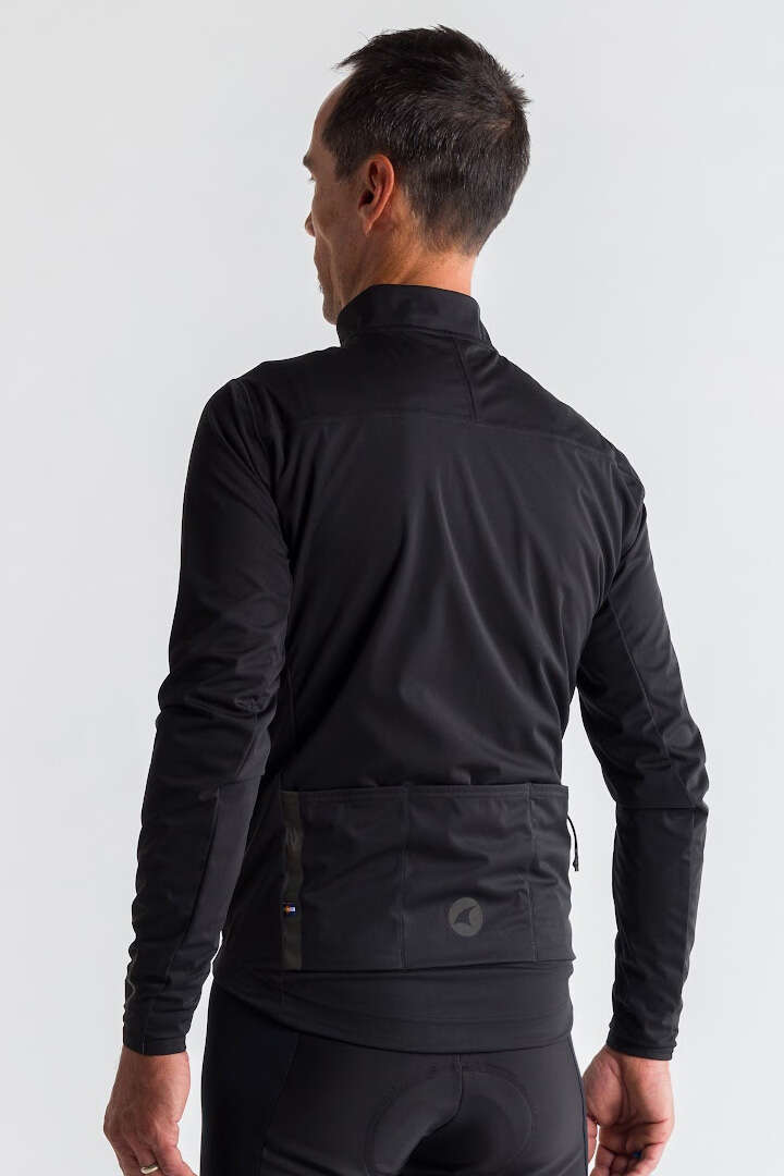 Mens Cycling Jacket for Cold Wet Weather - Back View
