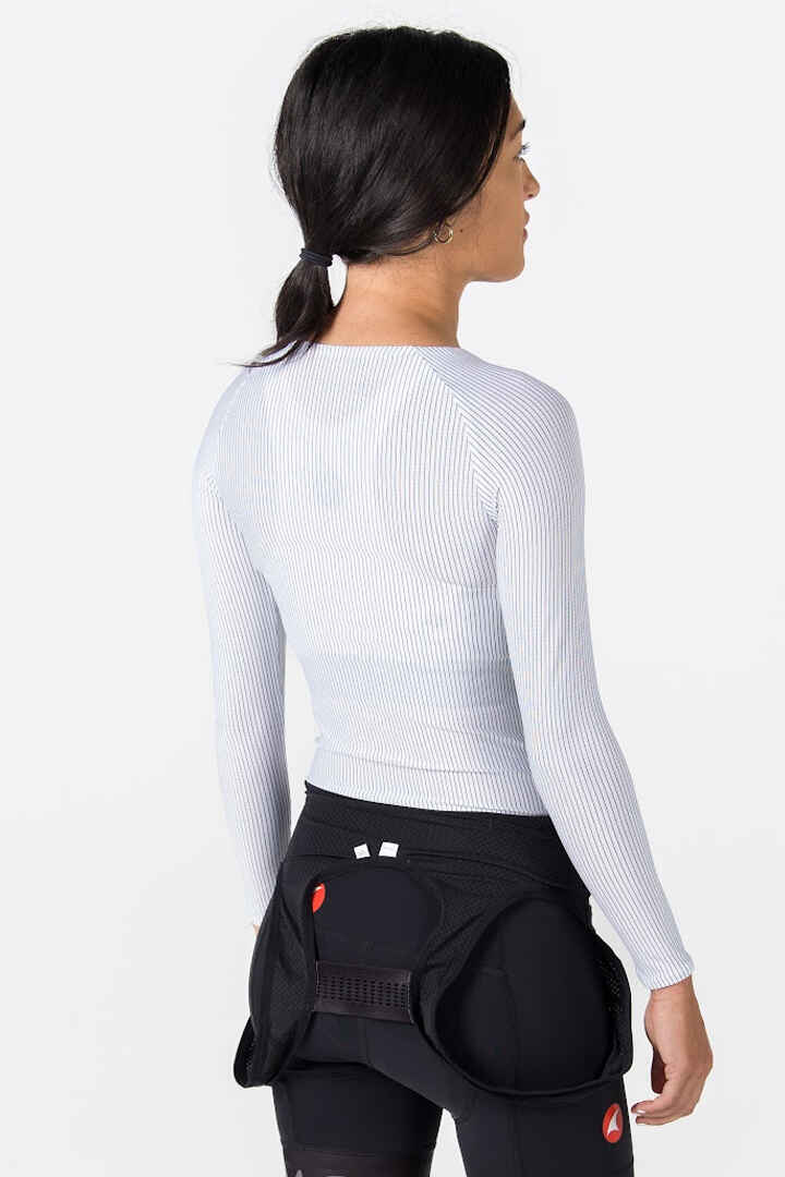 Womens Long Sleeve Cycling Base Layer - On Body Back View