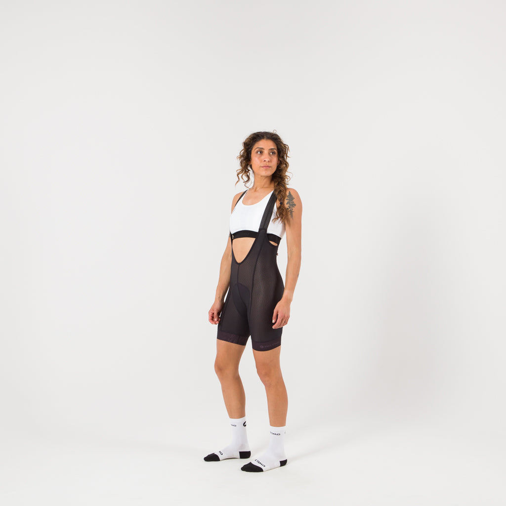 Women's Tellus MTB Bib Liner - Front View