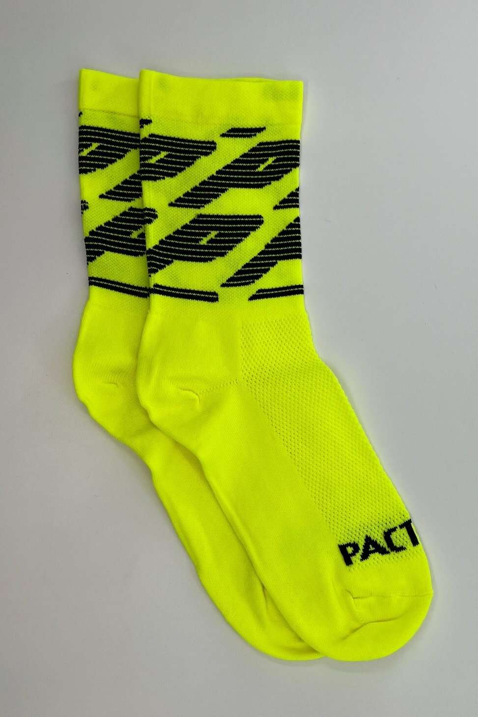Pactimo Speed High-Viz Yellow Cycling Socks