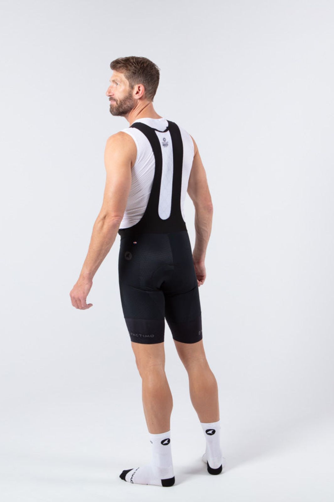 Men's Summit Raptor Long Length Cycling Bibs - Back View
