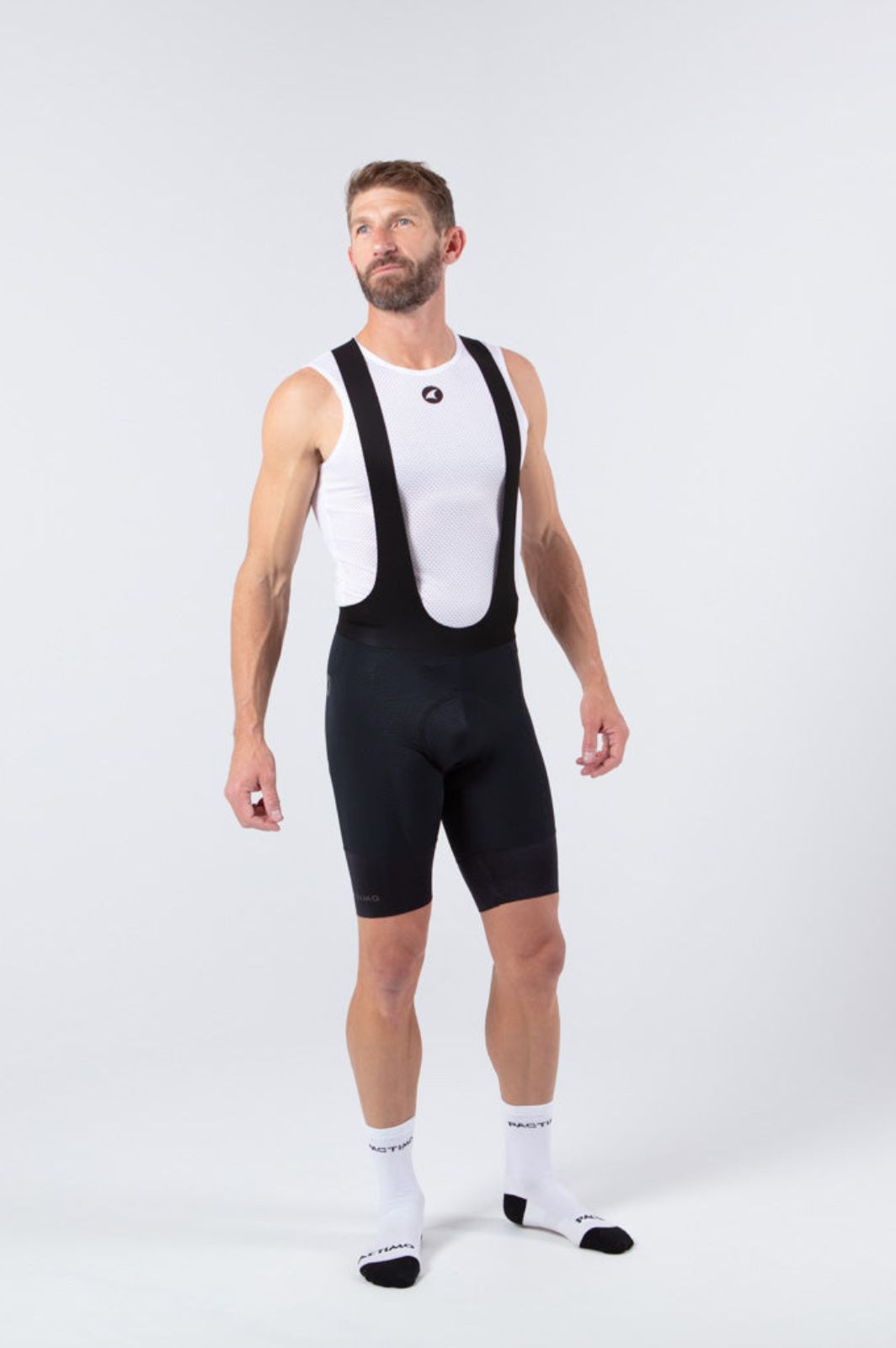 Men's Summit Raptor Long Length Cycling Bibs - Front View