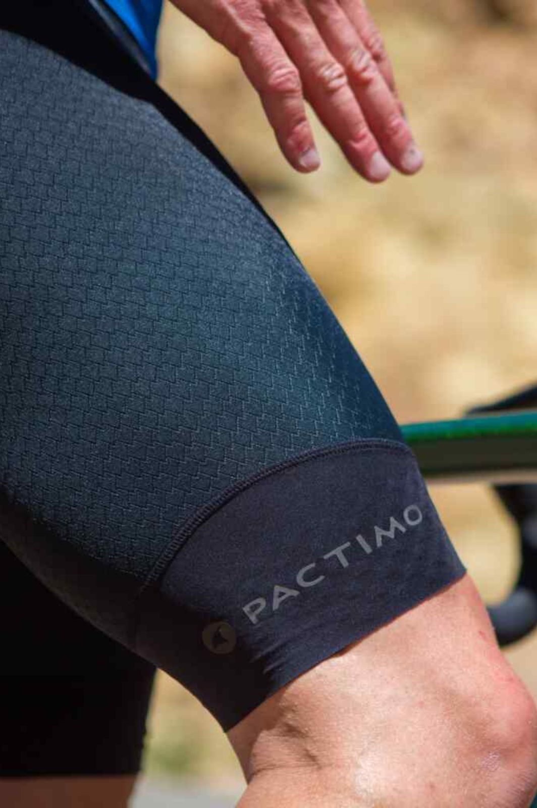 Men's Summit Raptor Long Length Cycling Bibs - Fabric Detail
