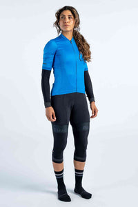 Thermal Reflective Cycling Knee Warmers - Front View