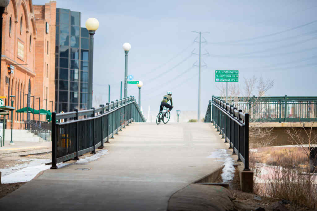 Bridge Safety Riding a Bike in the Winter