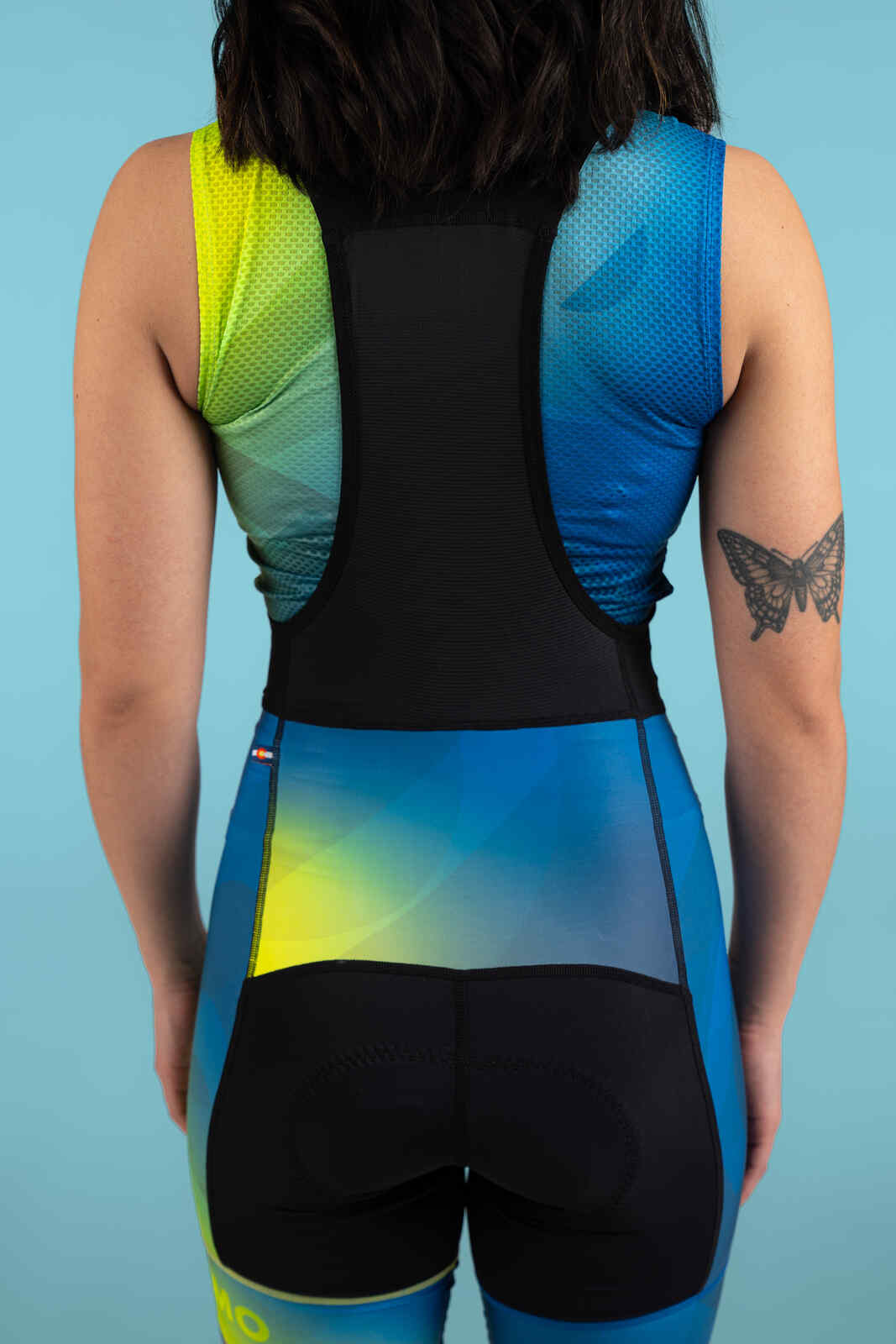 Women's PAC Ascent Vector Bib Shorts - Cool Fade Back uppers