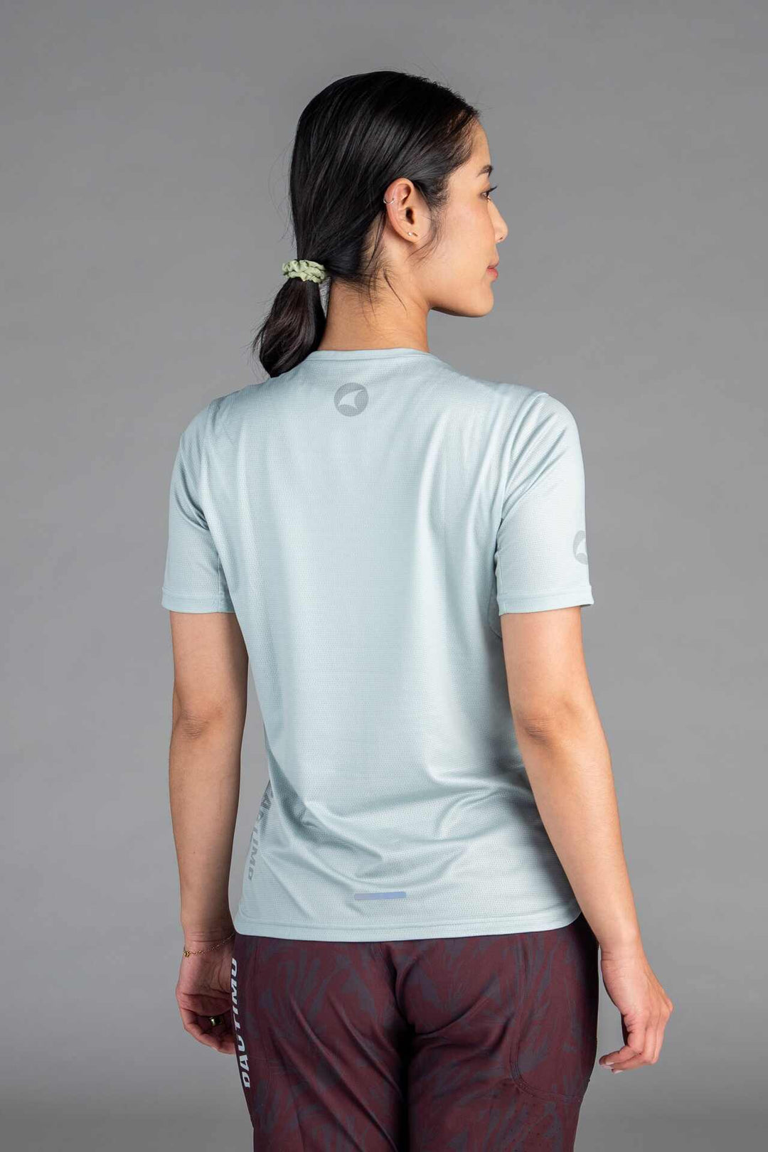 Women's Light Sage Green MTB Tee - Back View