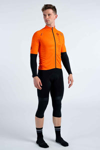 Water-Repelling Cycling Knee Warmers - Front View