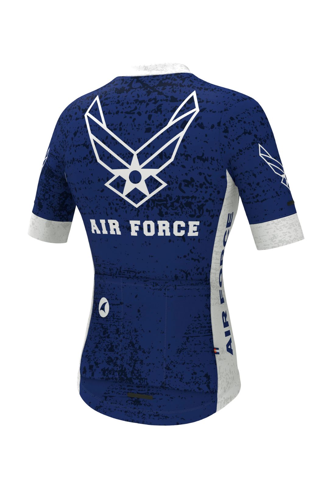 Women's US Air Force Cycling Jersey - Ascent Aero Back View