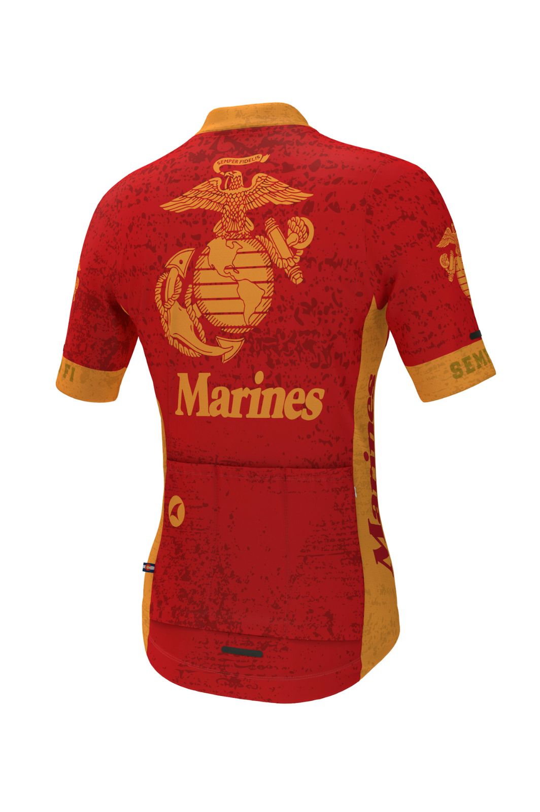 Women's US Marine Corps Cycling Jersey - Back View