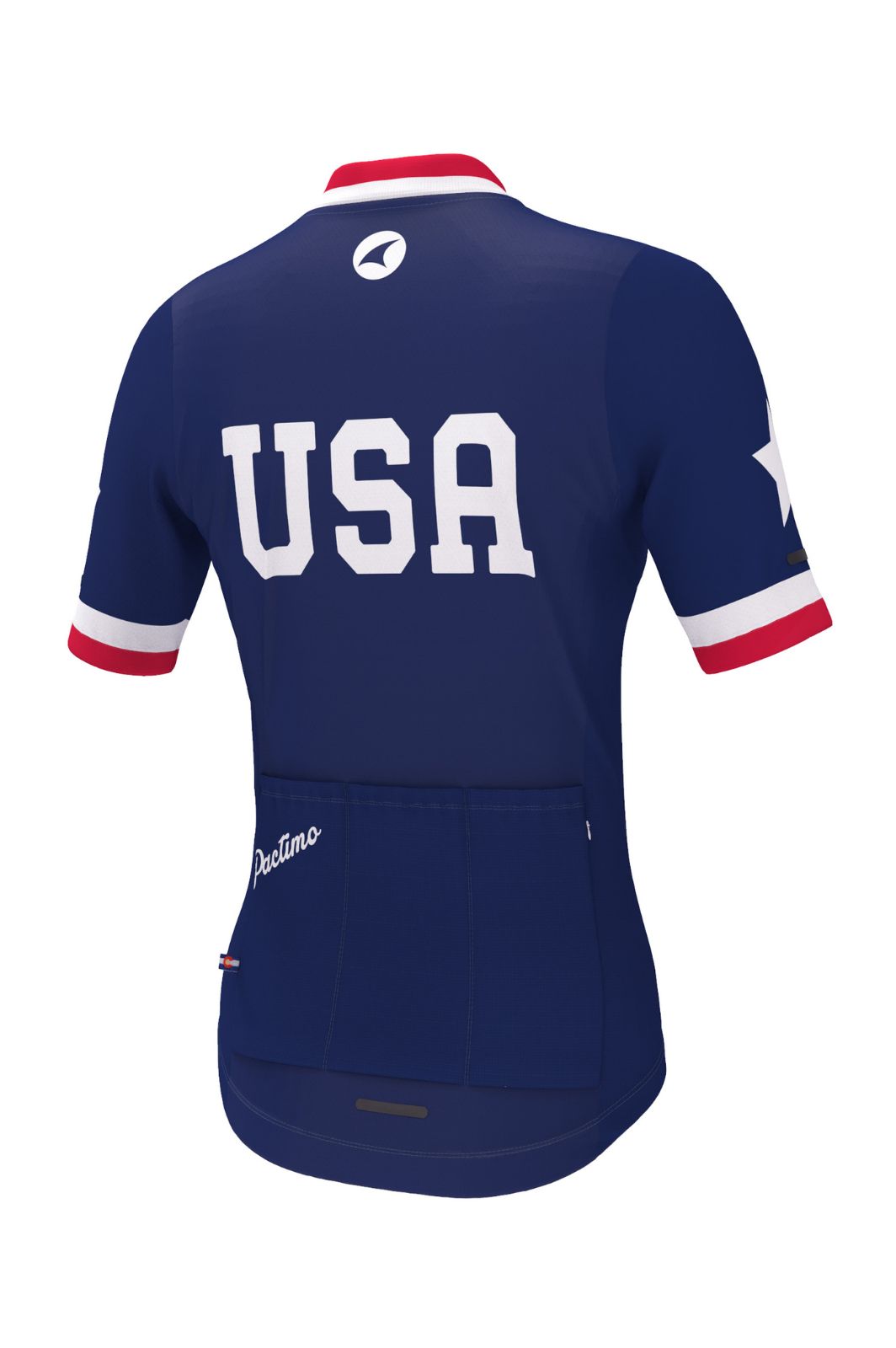 Women's Retro USA Cycling Jersey - Back View