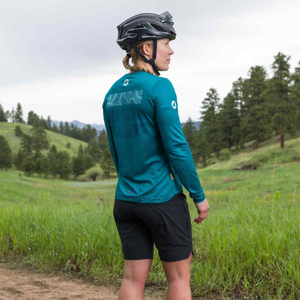 Women's Black Lightweight Mountain Bike Shorts