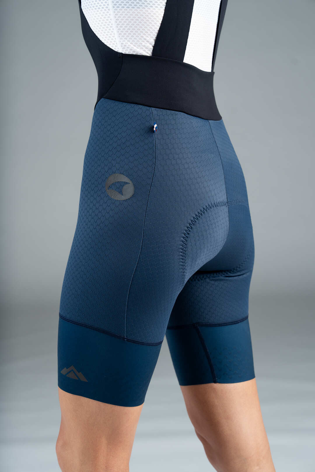 Women's Dark Navy Summit Raptor Cycling Bibs - Side View