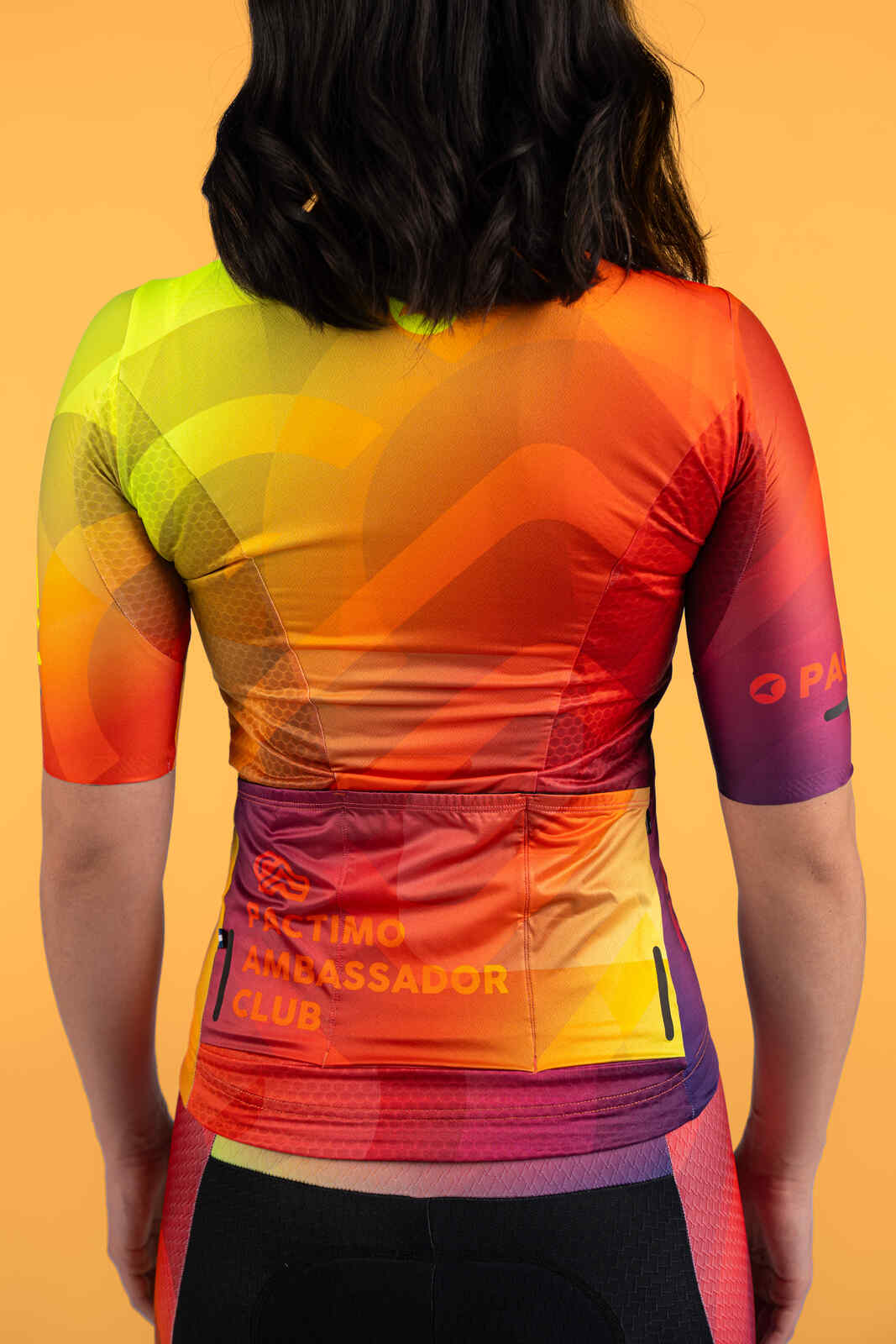 Women's PAC Summit Cycling Jersey - Warm Fade Back Pockets