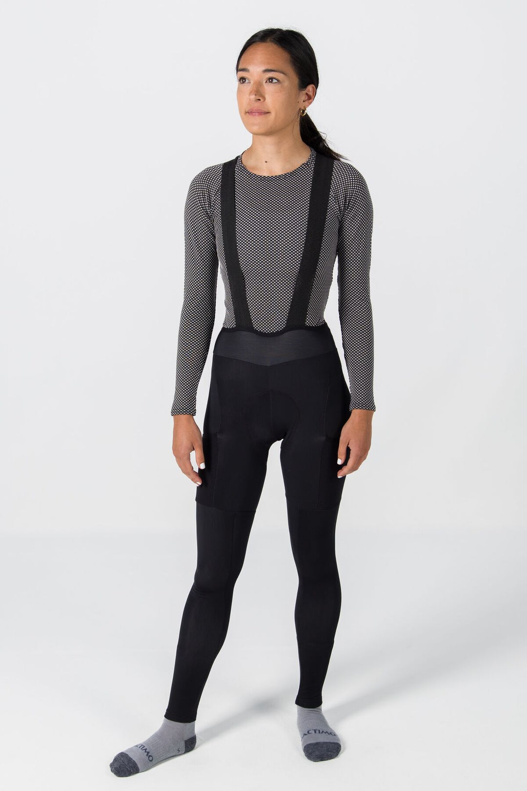 Women’s Thermal Cycling Bib Tight for Cool/Cold Weather | Pactimo