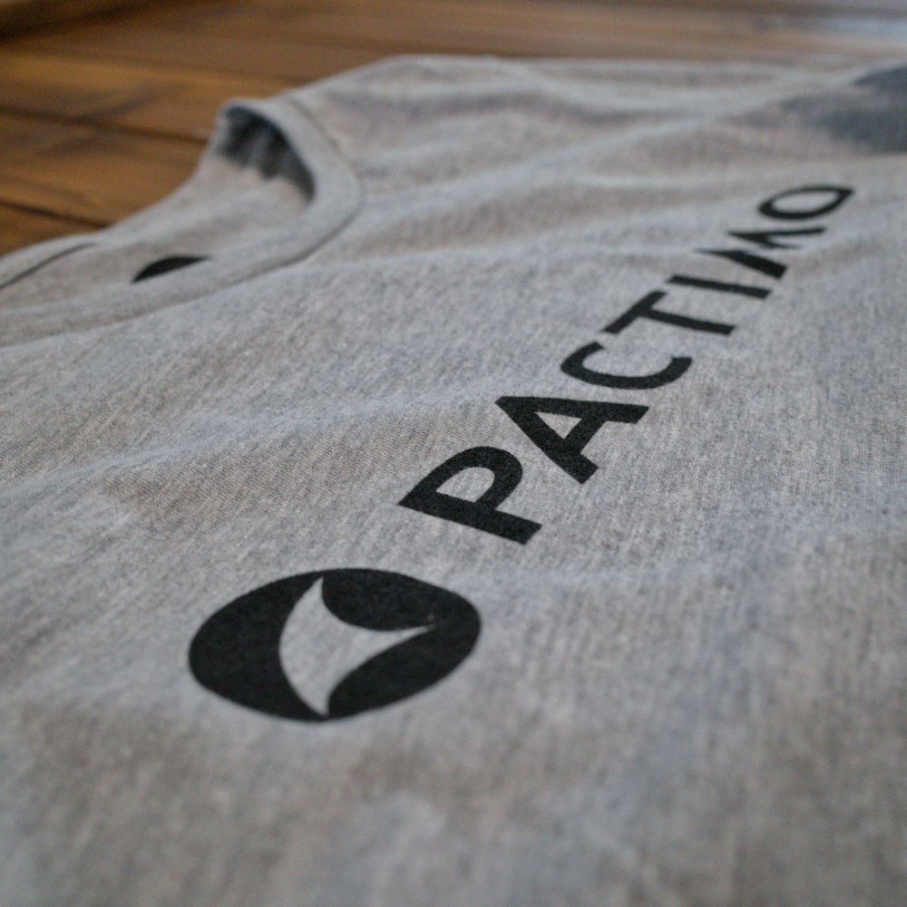 Women's Grey Pactimo T-Shirt Close-Up