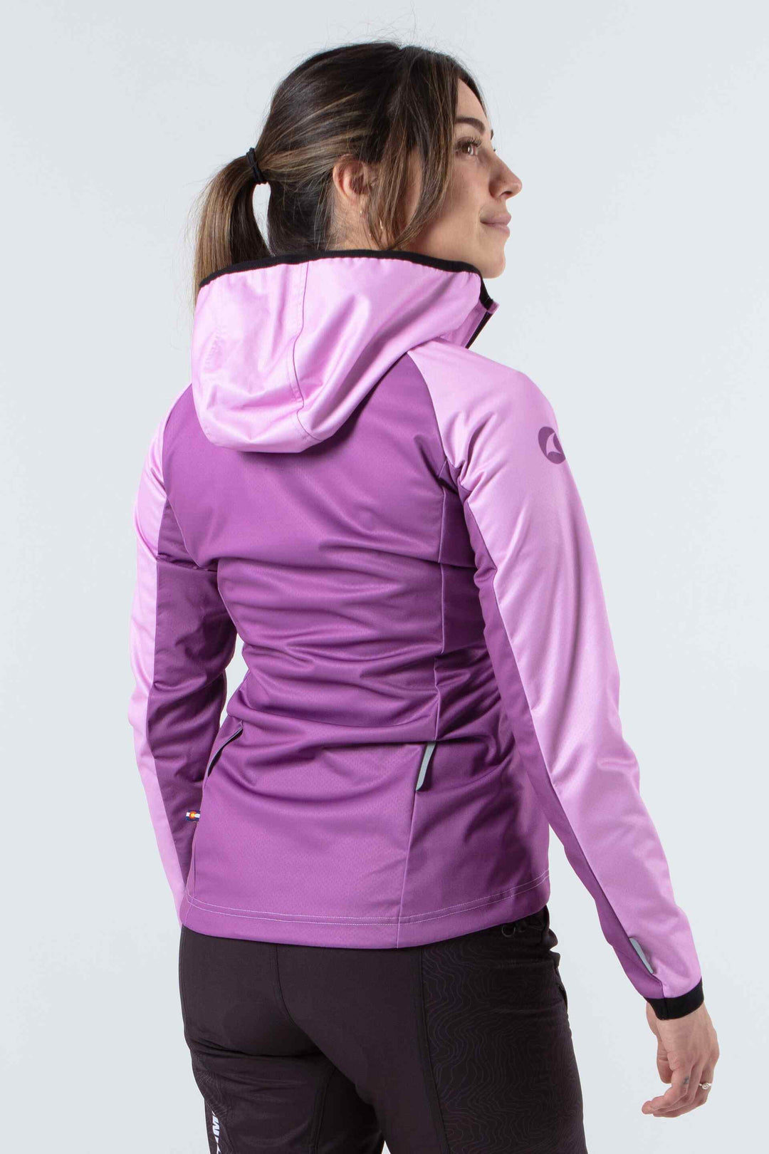 Women's Lilac MTB Jacket - Back View
