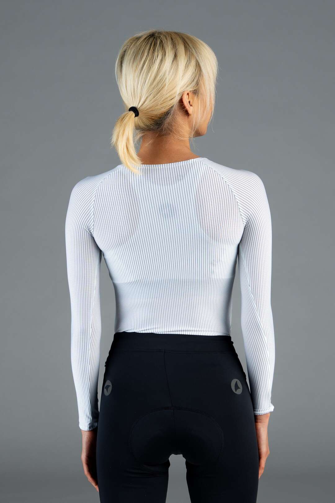 Women's Long Sleeve Cycling Base Layer - Back View