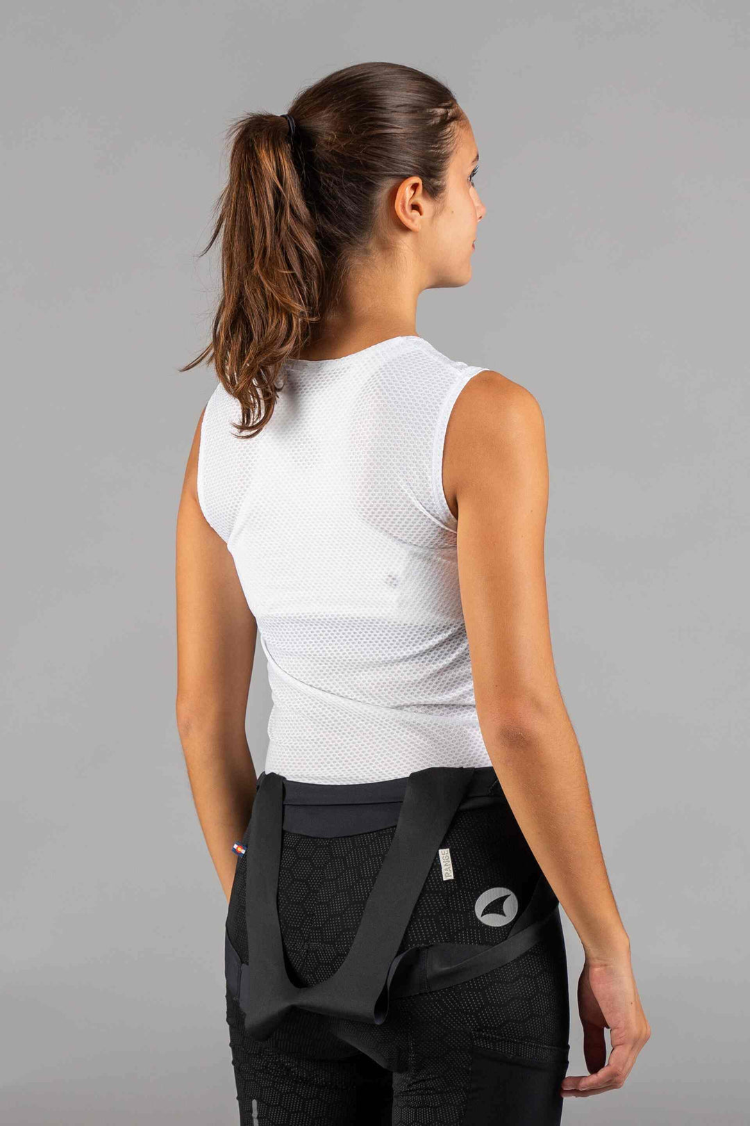 Women's Mesh Sleeveless Cycling Base Layer - Back View