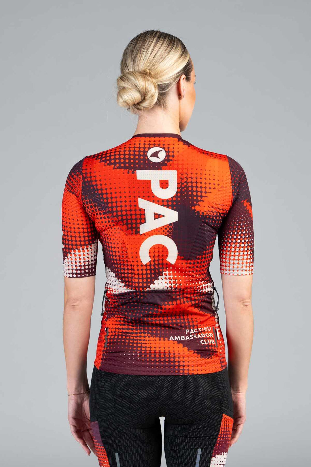 Women's PAC Aero Cargo Mesh Cycling Jersey - Desert Paintbrush Back View