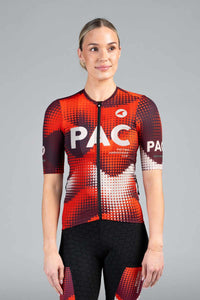 Women's PAC Aero Cargo Mesh Cycling Jersey - Desert Paintbrush Front View
