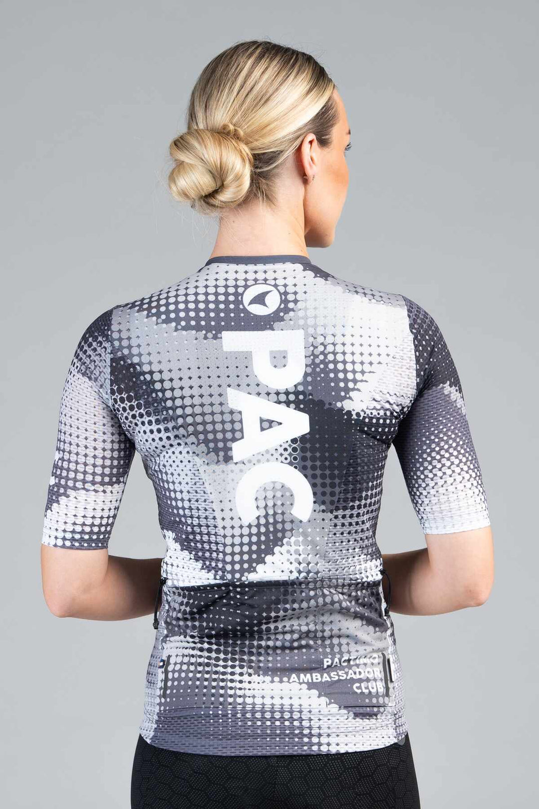 Women's PAC Aero Cargo Mesh Cycling Jersey - Granite Back View