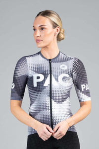 Women's PAC Aero Cargo Mesh Cycling Jersey - Granite Front View