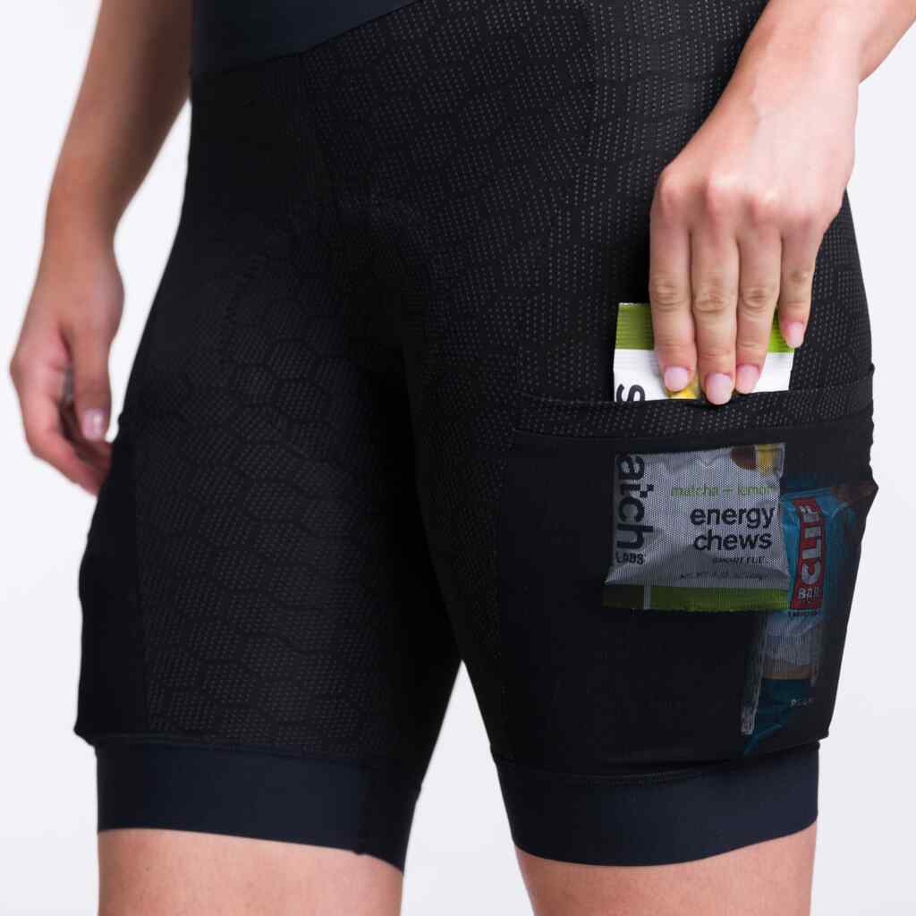 Pactimo Women's Pocket Bibs - Thigh Pocket